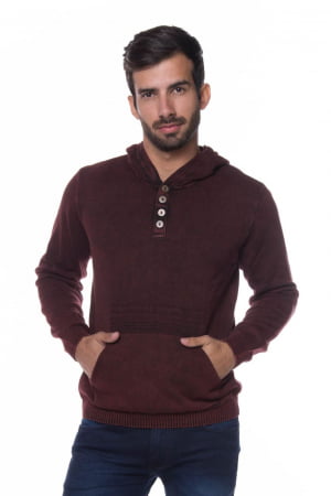 BLUSA AUSTRALIAN CAPUZ VERMELHO STONED BLUSA AUSTRALIAN CAPUZ VERMELHO STONED