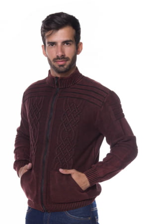 Jaqueta Aran Vermelho Stoned Jaqueta Aran Vermelho Stoned