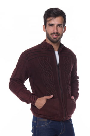 Jaqueta Aran Vermelho Stoned Jaqueta Aran Vermelho Stoned