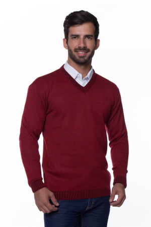 Suéter Básico Wool vermelho Suéter Básico Wool vermelho