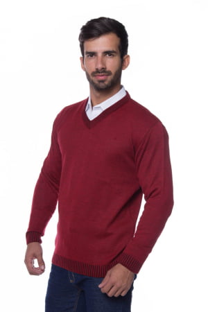 Suéter Básico Wool vermelho Suéter Básico Wool vermelho